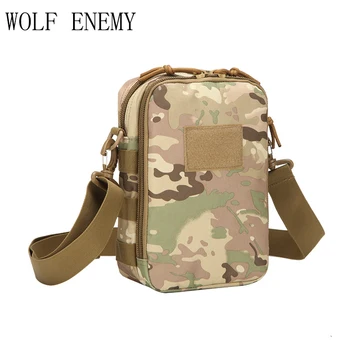 

800D Oxford Military Tactical Shoulder Bag,Outdoor Sports Bag Camping Hiking Trekking Molle Crossbody Bag 6 Colors