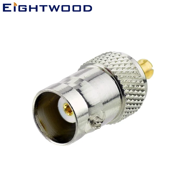 Special Offers Eightwood 2-Pack MCX Male to BNC Female Connector Adapter for Portable Mini Oscilloscope