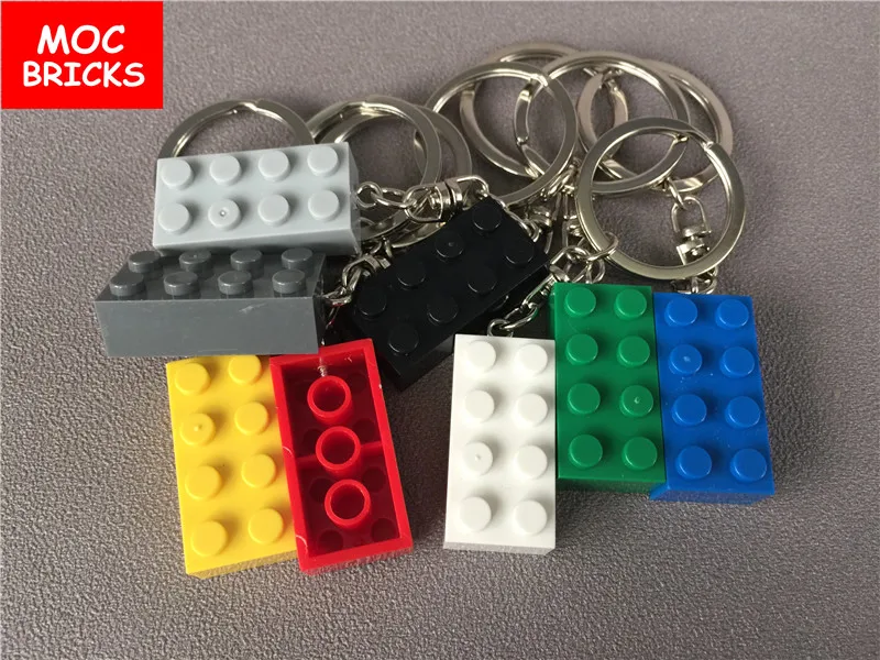 lego block keychain