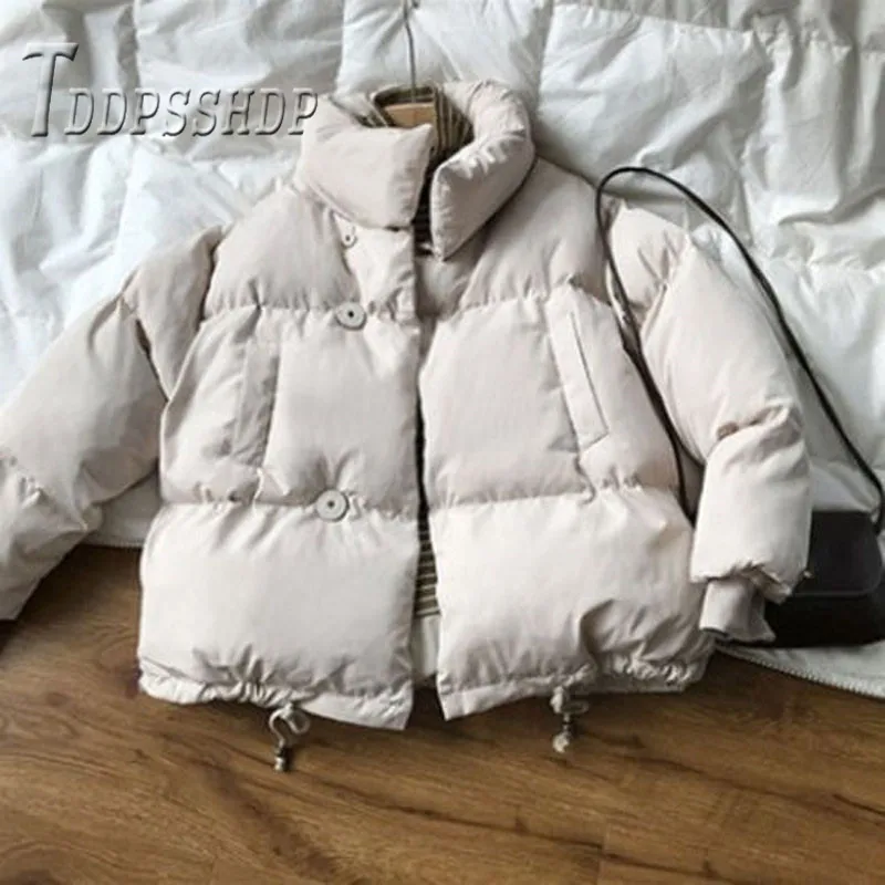 Prix 2019 couleur Beige femmes Parkas décontracté hiver coréen chaud femme manteau veste