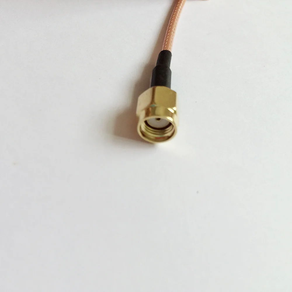 Защитный коаксиальный кабель с посеребренным покрытием RG316D 15 м 50 Ом|sma female|sma malesma