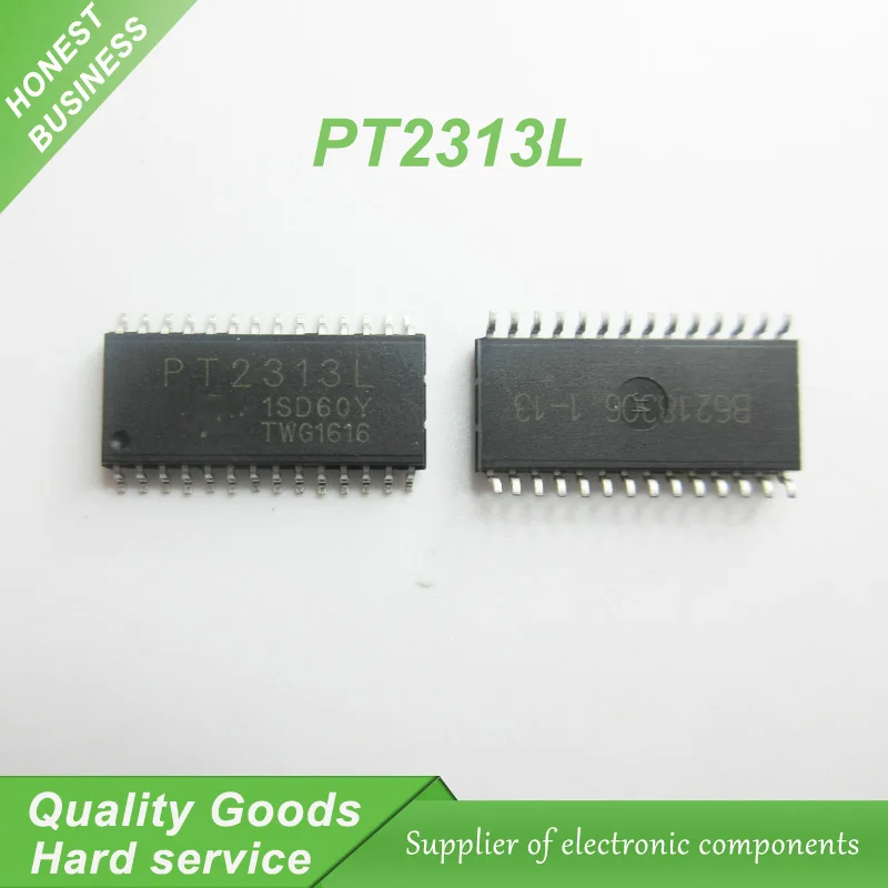 10 шт. Бесплатная доставка PT2313L PT2313 SOP-28 SMD 4-канальный аудио Процессор IC новый