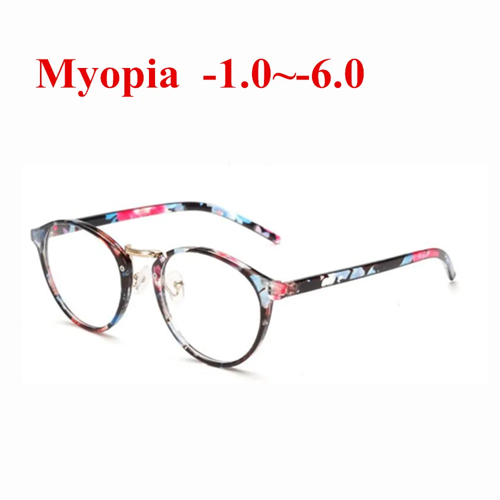 

-1 -1.5 -2 -2.5 -3 -3.5 -4 -5 -6 Finished Myopia Glasses Men Short-sight Eyewear Black Transparent Frame Women Myopia Glasses