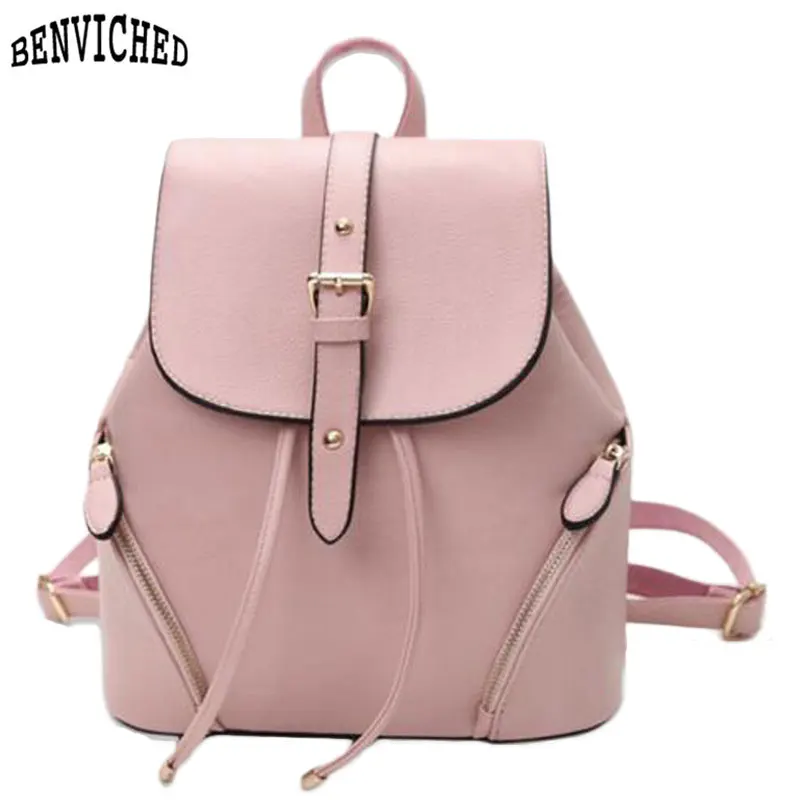 black fashion backpack women's