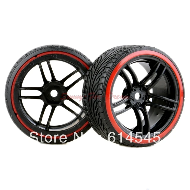 Best Price 4PCS RC Car 1:10 On-Road Drift Wheel Rims & Tyre Tires Fit HSP HPI 9065-5014