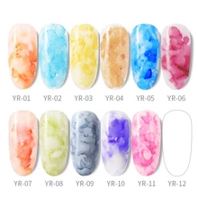 Акварельные чернила гель для полировки ногтей жидкий градиент воды 15 мл гель для ногтей мраморный узор лак для ногтей
