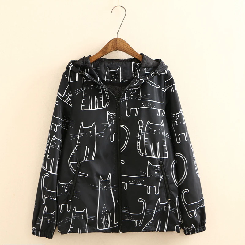 Cat print coat Clearance