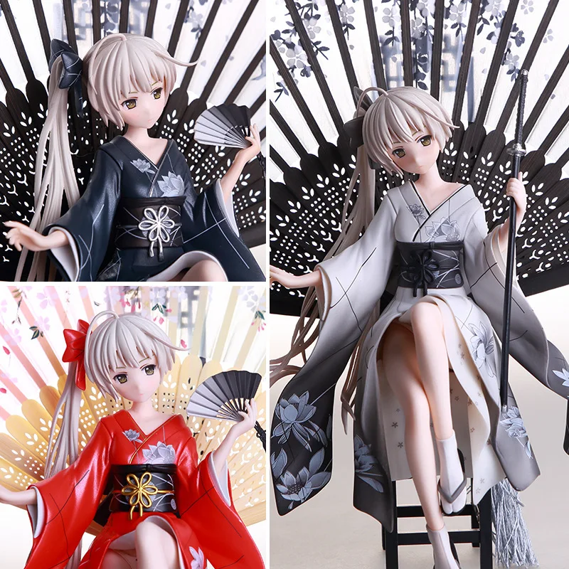 Фигурки героев аниме 26 см кимоно Yosuga No Sora/ALPHAMAX SKYTUBE Kasugano Sora ПВХ фигурки