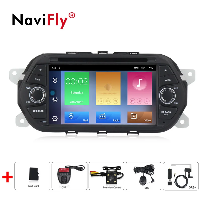 

NaviFly 2G+32G Android 9.1 car multimedia player for Fiat Tipo Egea 2015 2016 2017 with gps dvd radio stereo player