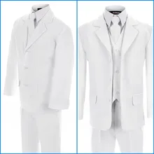 Три пуговицы тупым отворотом белая куртка мужской костюм из 3 предметов, выполненный на заказ модный мужской костюм s Высокое качество Формальные Свадебные костюмы