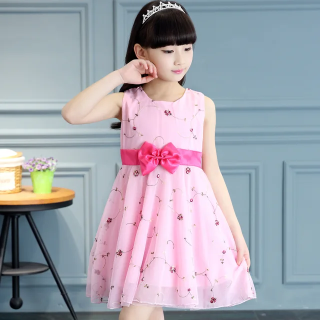 Girls Dresses Summer 2018 Elegant Kids Dresses For Little Girls