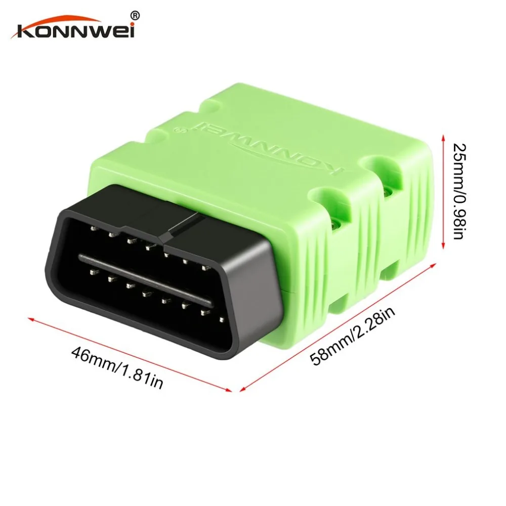 Konnwei KW903 ELM327 Bluetooth ODB2 автомобильный диагностический сканер детектор инструмент считыватель кода для Android для OBDII Авто сканер Горячая Распродажа
