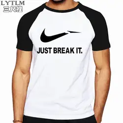 LYTLM JUST BREAK IT футболка Для мужчин хип-хоп Футболки большого размера для Для мужчин Camisas Masculina Повседневное хлопковая Футболка Homme одежда Для