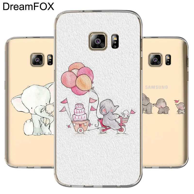 DREAMFOX M293 супер слон Кролик Мягкий ТПУ силиконовый чехол для Samsung Galaxy S5 S6 S7 S8 S9 S10 5G S10E