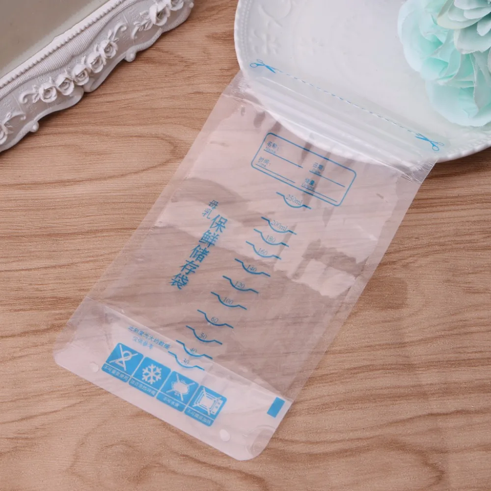 Новые 5 шт. 250 мл детские пакеты для хранения грудного молока сумка для хранения продуктов Предварительно стерилизованные BPA бесплатно# K4UE# Drop