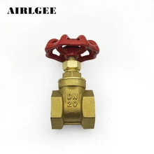 3/4 дюймов 25 мм Диаметр DN20 латунная водопроводная задвижка переключатель с красным Сталь штурвал задвижки