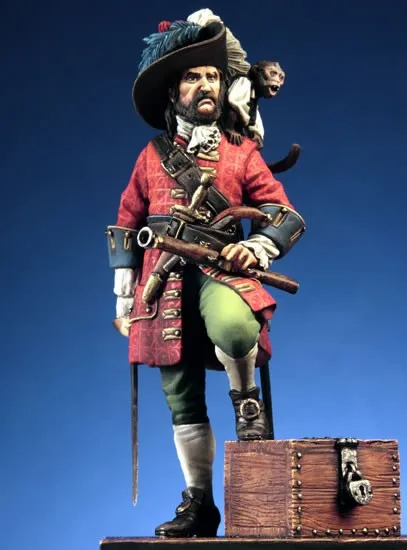 

1/32 Scale Resin Figure Building Kit Il Corsaro pirates 54mm