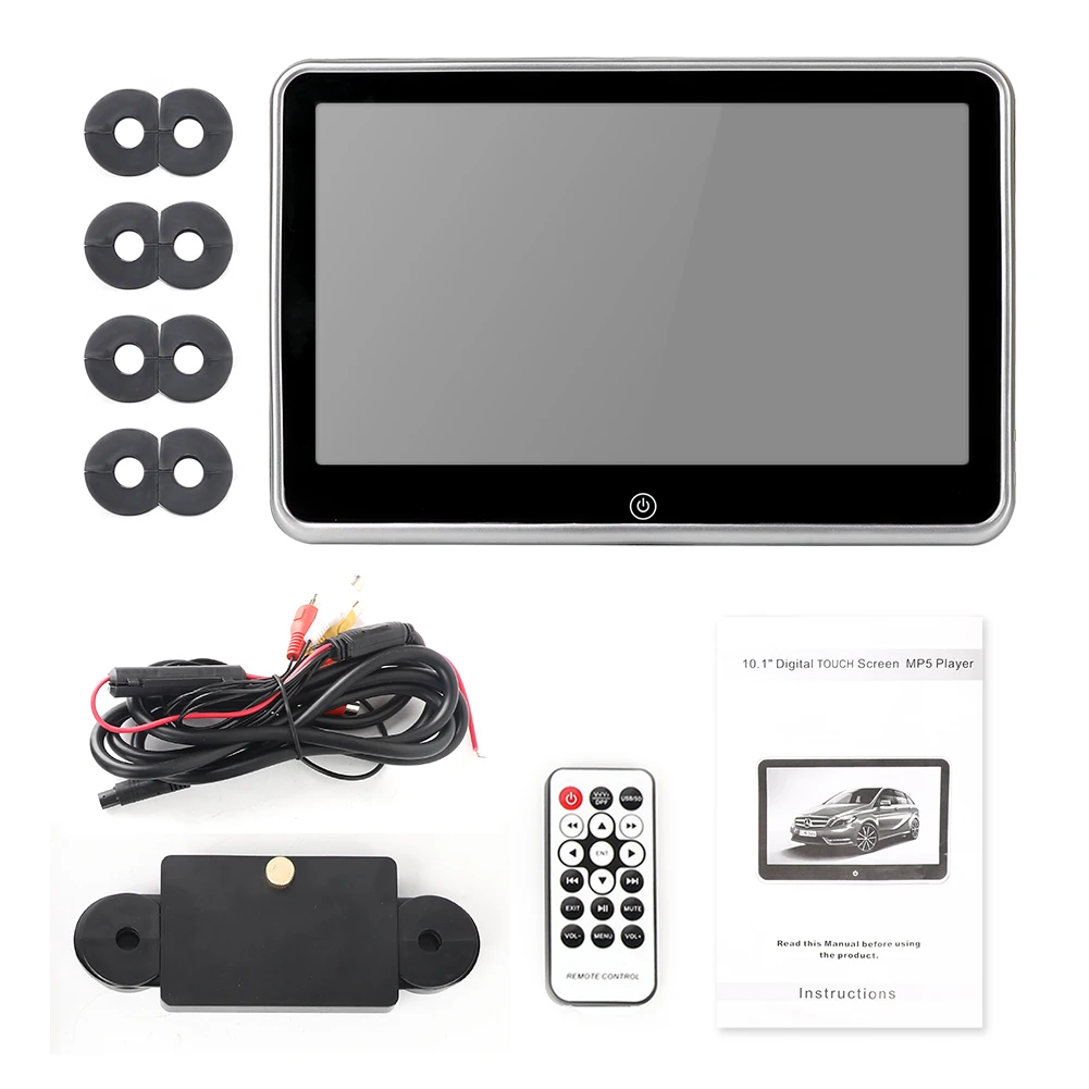 Автомобильный монитор с 10 "/9"/8 "HD видеоплеер USB/SD/FM TFT LCD цифровой экран