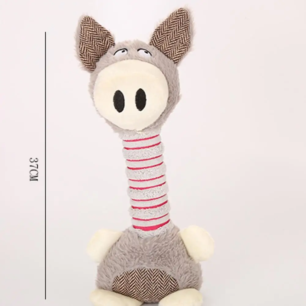 

Popular Pet Dog Cat Fleece Durability Plush Funny Dog Toys Squeak Chew Sound Toy Fit for All Pets Bear Pig Dog Plush Toys