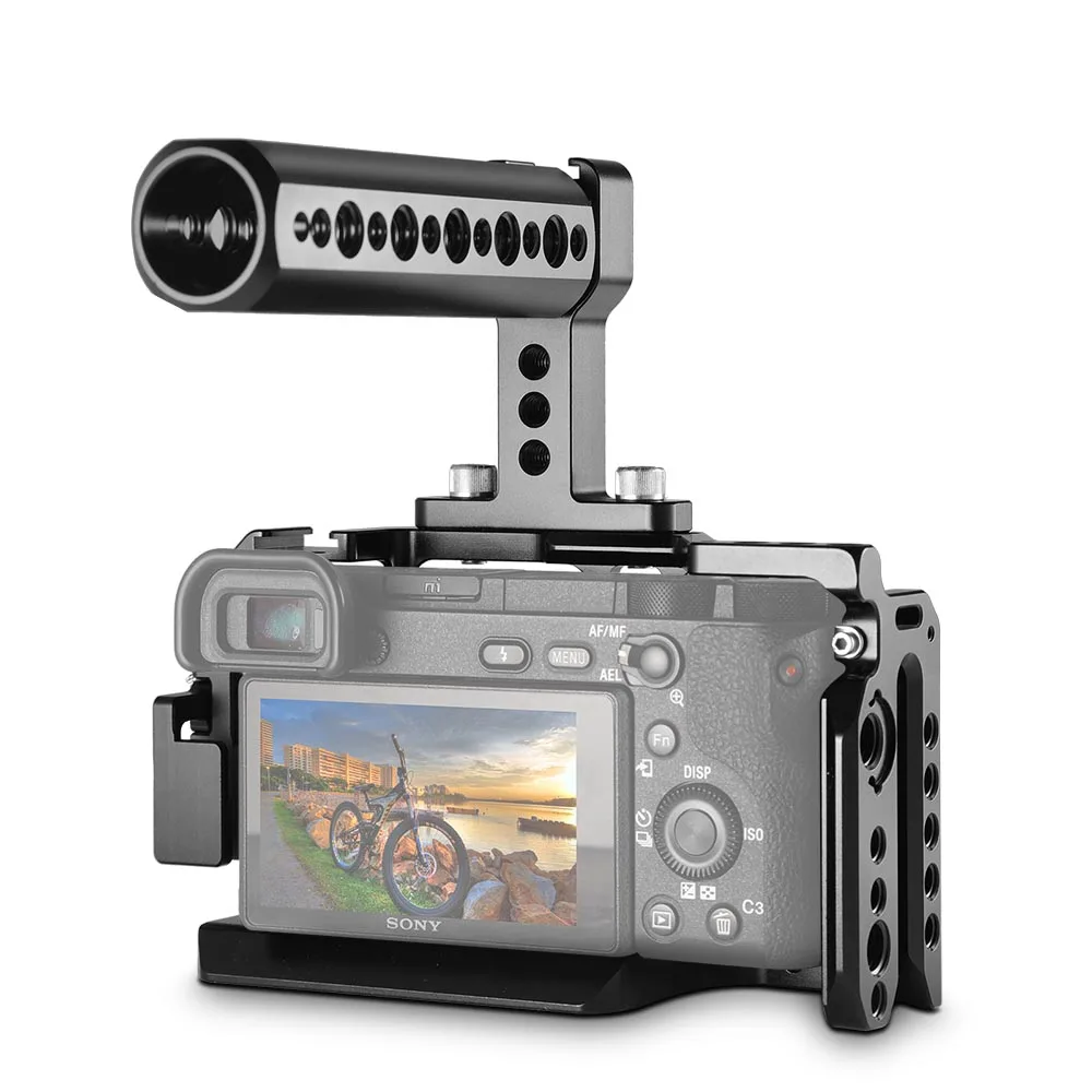 SmallRig Защитная клетка для камеры a6500 с верхней ручкой + зажим HDMI кабеля Sony A6500/A6300 Dslr