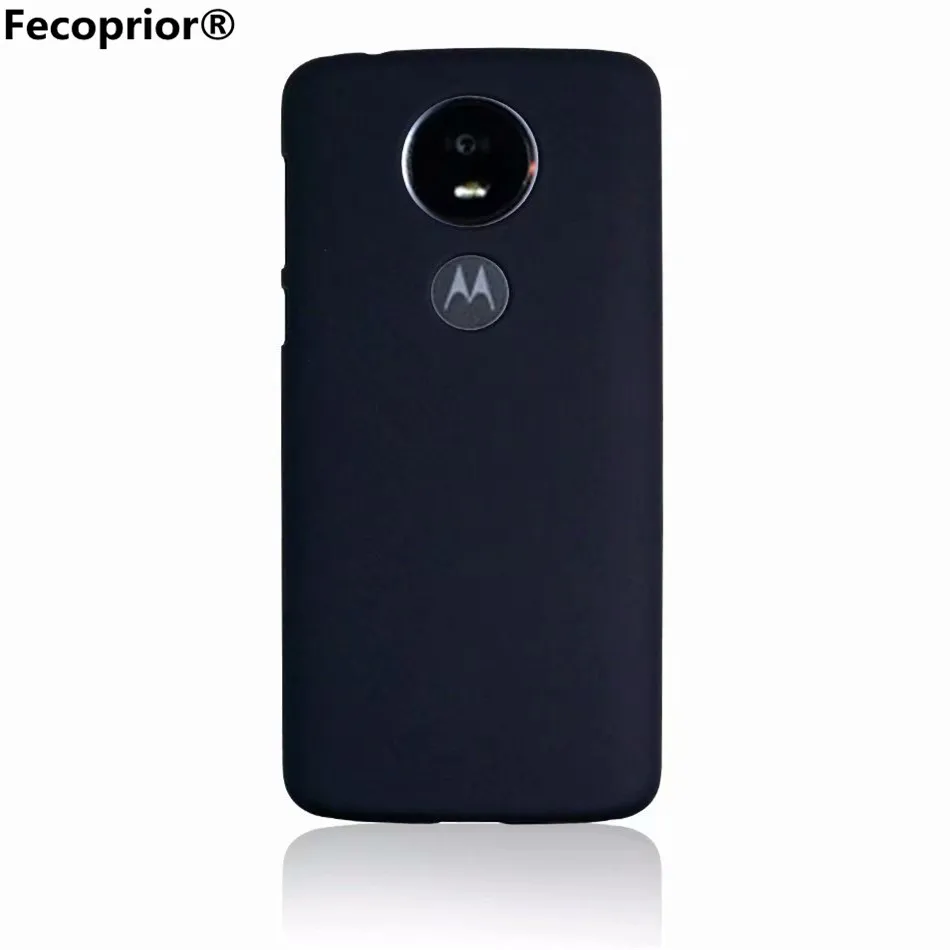Fecoprior Жесткий ПК матовый чехол для Motorola MOTO E5 Plus Play Back Cover Тонкий тонкий защитный