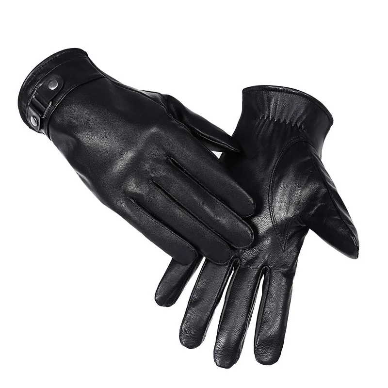 2018 мужские туфли из натуральной кожи перчатки зима теплая подкладка перчатки мужские водительские перчатки сенсорный экран варежки