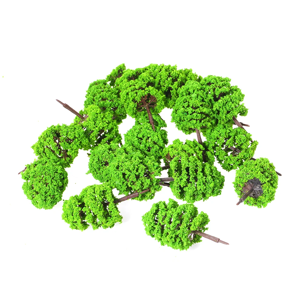 

NEW 20 Pcs Model Trees Architectural Railroad Layout Garden Landscape Scenery Miniatures Supplies Building Kits Toys for Kids