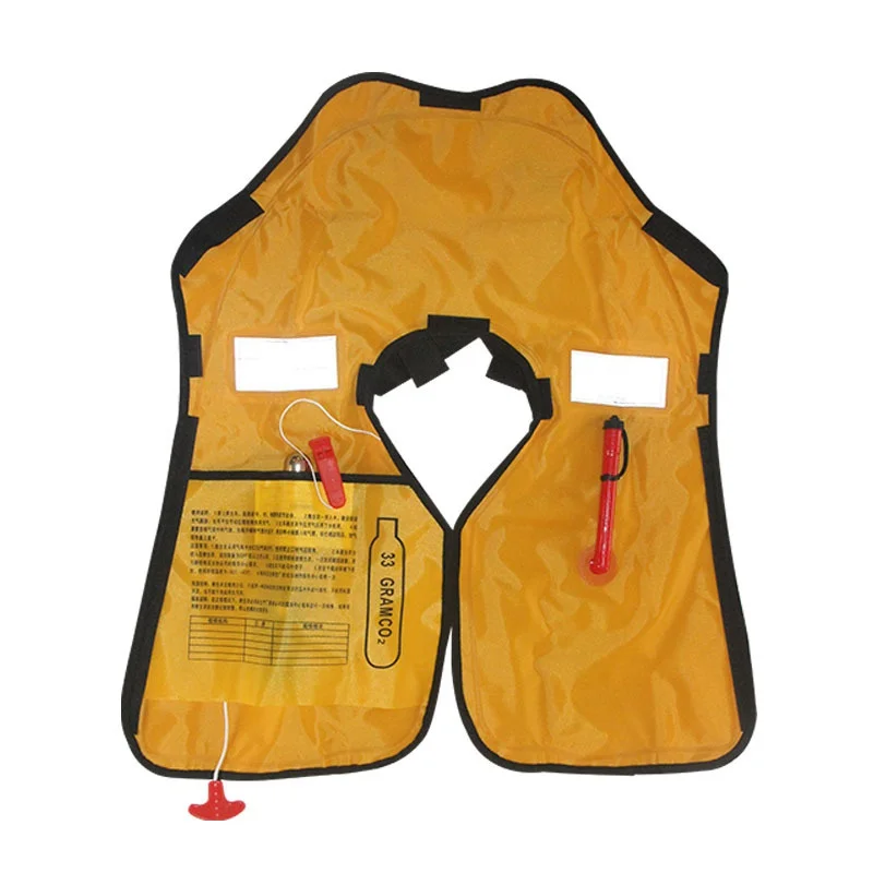 

Professional Manual Inflatable Life Jacket Swimwear Adult Swiming Fishing Life Vest Water Sports Swimming Survival Jacket