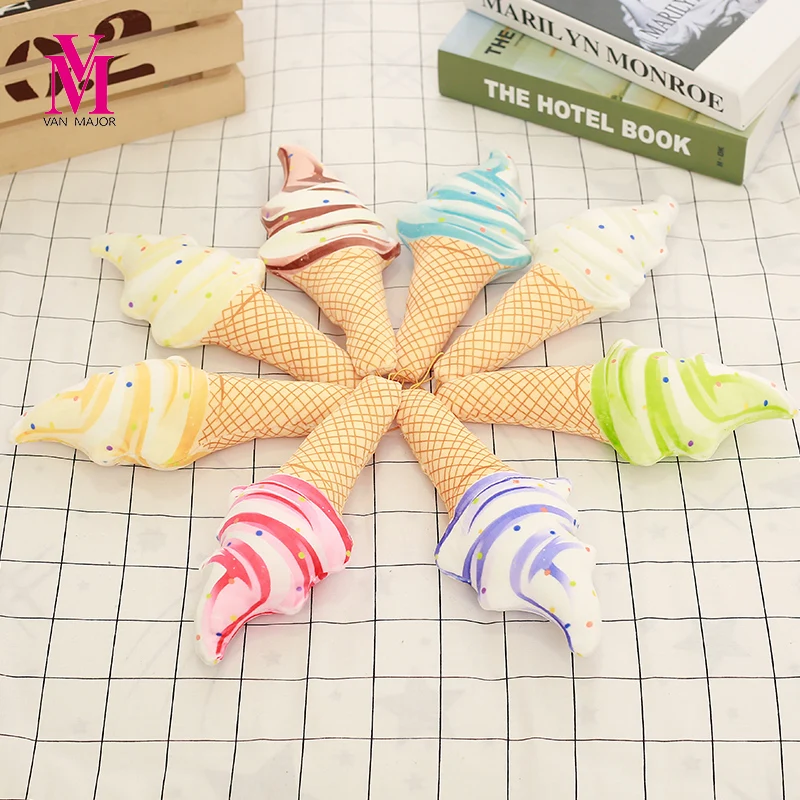 1pc New 26cm Creative Plush Summer Style 3D Delicious Icecream Cushion Stuffed Soft Ice cream Plush