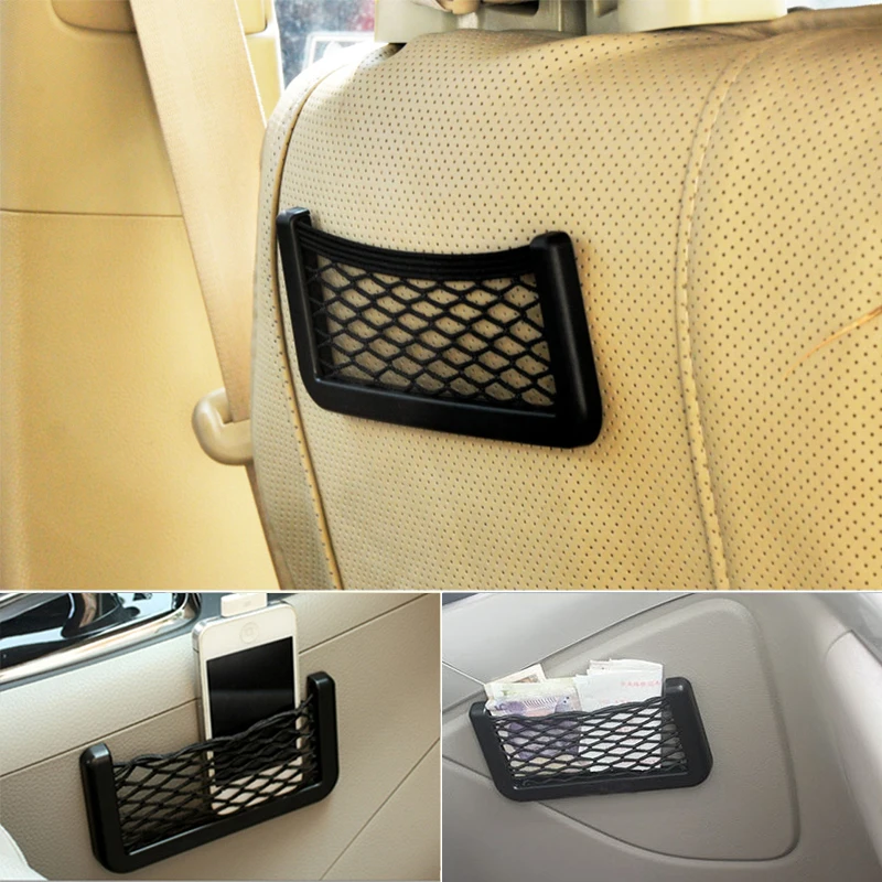 1x Автомобильный держатель для телефона, сумка для хранения для VW Golf 4 7 5 MK4 Mazda 6 CX-5 peugeot 206 207 208 508 Touareg Tiguan