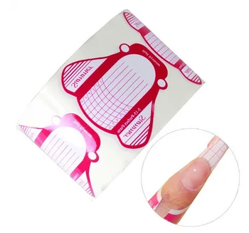

by DHL 500Sets/Lot Hot Nail Art Extension Guide Forms Acrylic UV Gel Nail Art Tip Sticker Beauty Manicure Tips Shape Accessories