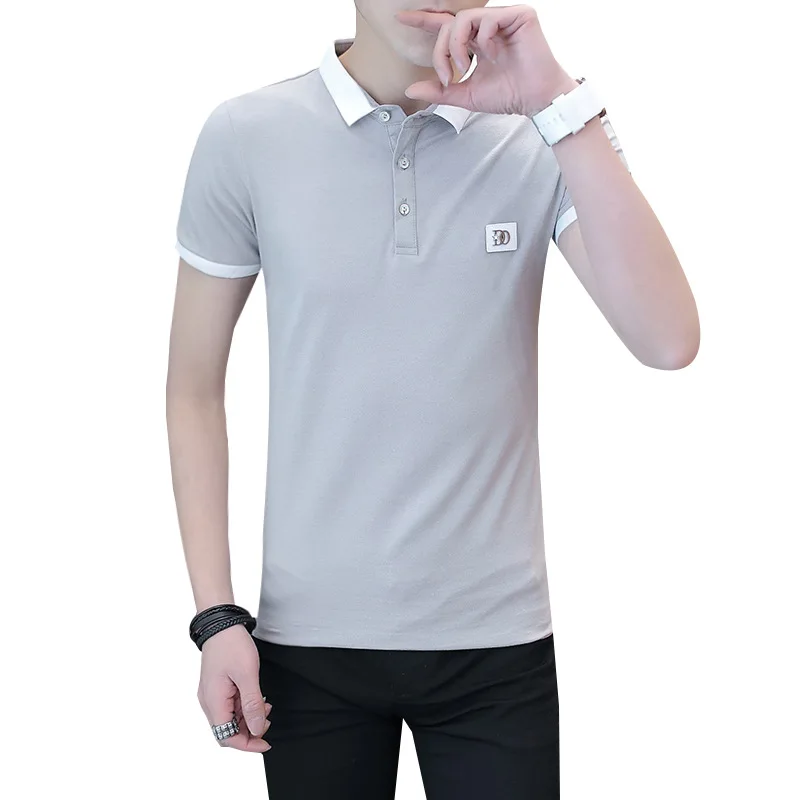 

Mens Golf Tennis Polos Shirt Solid Breathable Anti-Wrinkle Quick Dry Short Sleeve Slim Top Turndown Collar Cloth Hot Sale 2019
