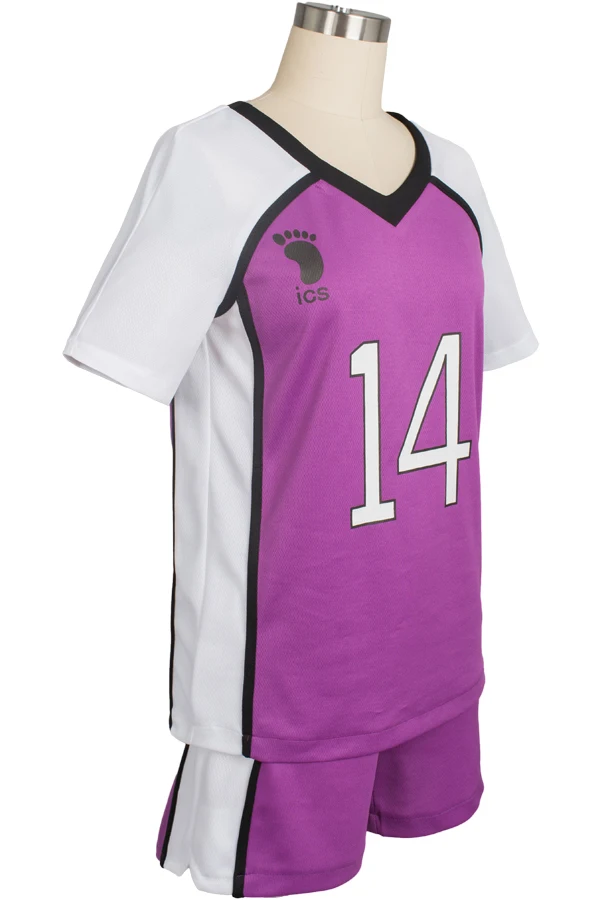 Костюм для косплея Haikyu Haikyuu Shiratorizawa Academy Libero Yamaga оригинальная форма No.14|halloween