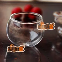 Мини кукольный домик Миниатюрный тату Элегантная стеклянная ваза резной аквариум