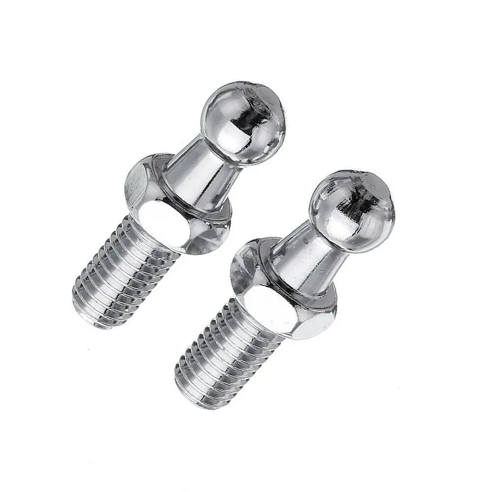 Yctze Ball Stud,2 pcs Car Stainless Steel Ball Stud Bolt M8 for Gas Struts Ball Ended Bonnet for 8mm ball stud m6x1.0 ball stud 8mm m8 x 1.25 stud ball car boot hitch ball pin stud ball stud gas ram m 