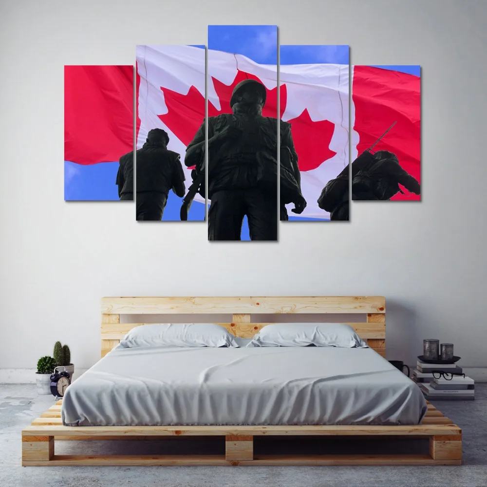 Canada flag Soldiers-3