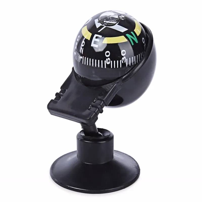 AOTU 6*3cm Black ABS Macromolecule Plastic Digital Ball Compass