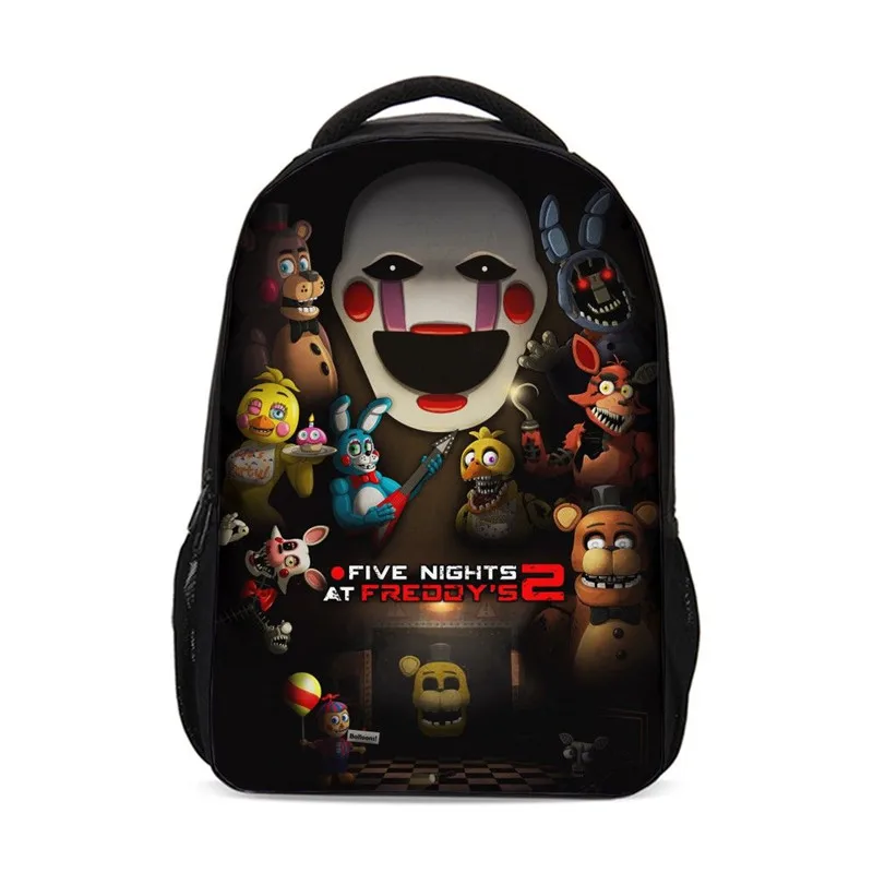 

Backpacks For Boys Girls Cartoon Five Nights At Freddy's 3D Printing Bookbag School Bag Rugzak Casual Daypacks Mochila Escolar