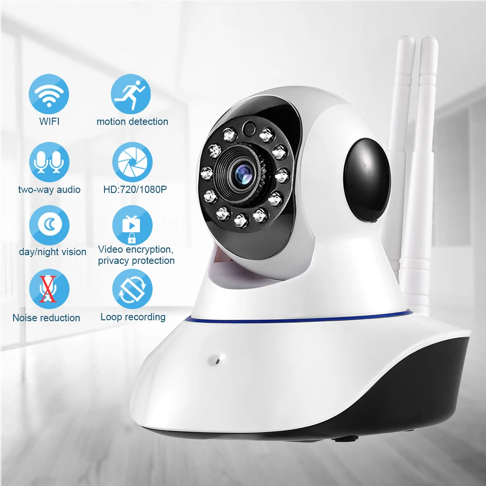 

1080P IP Camera Wireless Home Security Wifi Camera Two Way Audio Night Vision Surveillance Camera Mini CCTV Baby Monitor YOOSEE