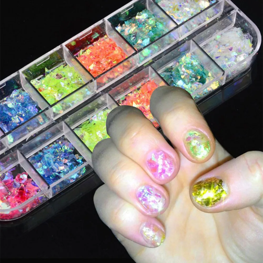 

DIY Fashion Nail Patch Shiny Rainbow Rays Nail Polish Wave Art Decoration Coat Need Long Lasting Wholesale And Drop Shipping