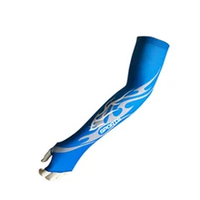 1 Pair Compression Cycling Sleeves Breathable Arm Warmers Sun UV Protection Sleeves Outdoor Sport Hiking Running Sleeves