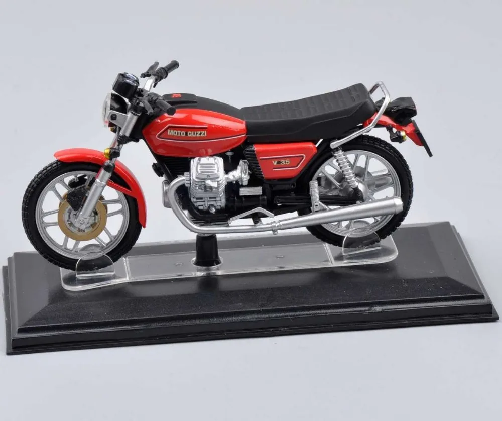 Коллекционная Italeri Литая модель мотоцикла Mini 1/22 масштаб Moto Guzzi V35 игрушки Juguetes