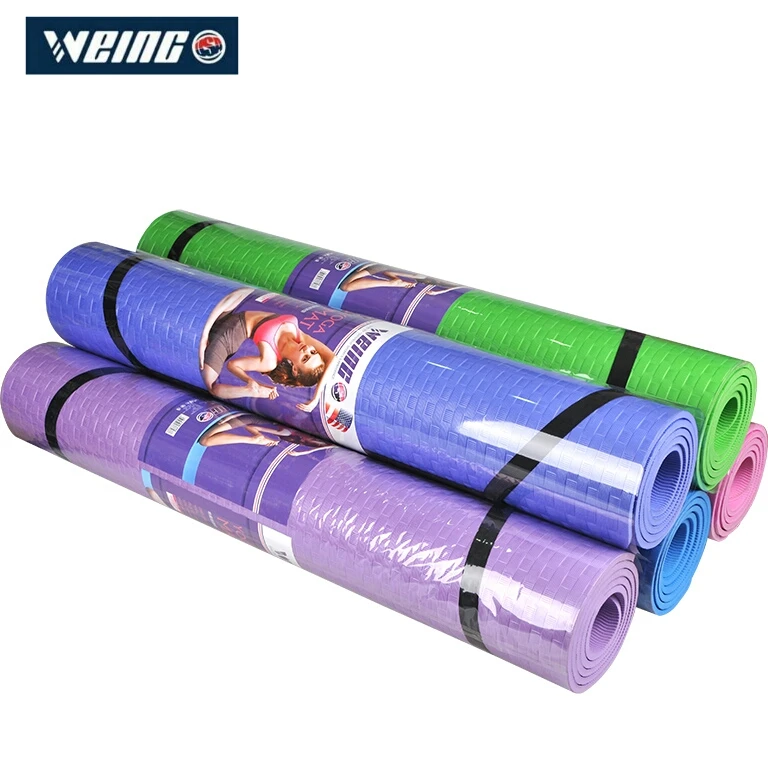 

WEING WY-48 8 MM TPE Non-slip Yoga Mats For Fitness Gym Exercise Poisonless And Tastless Bubbles Full Fell Soft