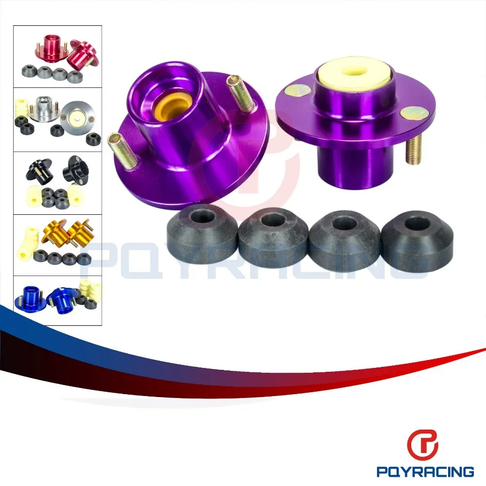 PQY RACING (2PC/LOT) SHOCK TOP HAT FOR 92 00 CIVIC DELSOL INTEGRA COILOVER SHOCK TOP MOUNT HAT