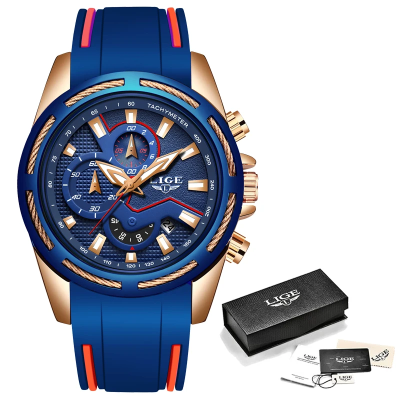 LIGE Watch Men Fashion Quartz Army Military Clock Mens Watches Top Brand Luxury Leather Waterproof Sport Watch Relogio Masculino LIGE Watch Men Fashion Quartz Army Military Clock Mens Watches Top Brand Luxury Leather Waterproof Sport Watch Relogio Masculino