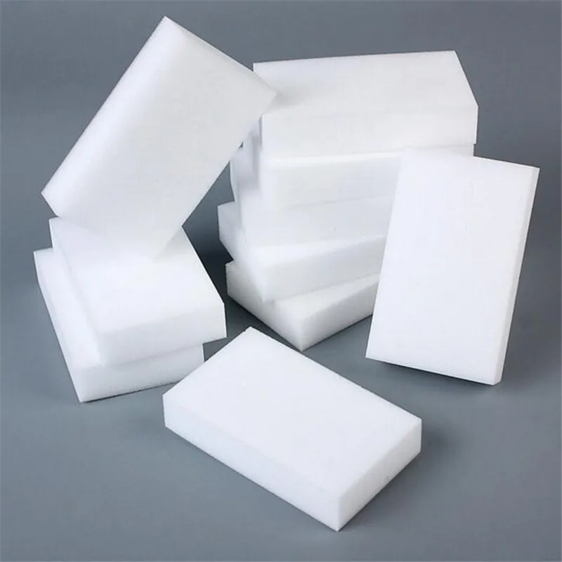 100 шт./лот Меламиновый ластик очиститель для кухни офиса ванной 10x6x2 см|Губки и