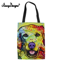 Бесшумные дизайнерские модные женские сумки для покупок цветные женские сумки с рисунком собаки для девочек-подростков женские сумки для отдыха