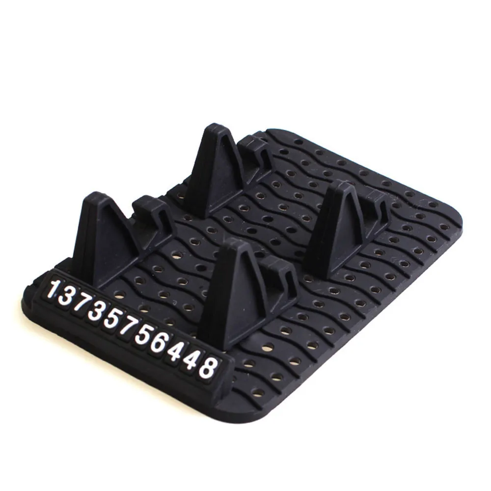 Temporary Car Parking Card Anti Slip Car Dashboard Sticky Pad Non Slip