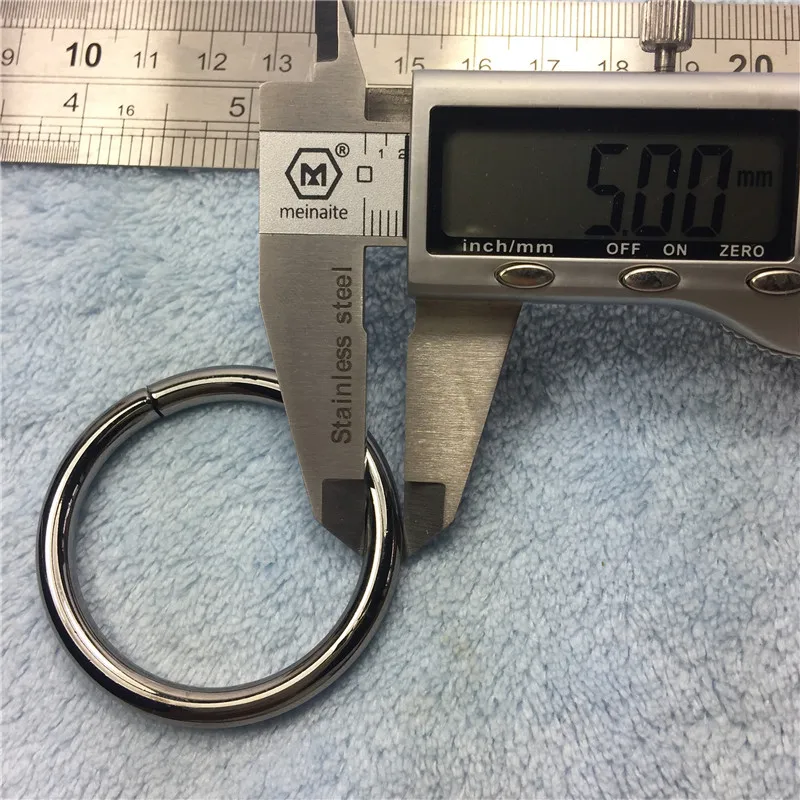 12-     38mm gunblack Spring Gate D O Ring Openable Keyring Leather Bag Belt Strap Dog Chain Buckle Snap Clasp Clip Trigger Bag Parts Accessories