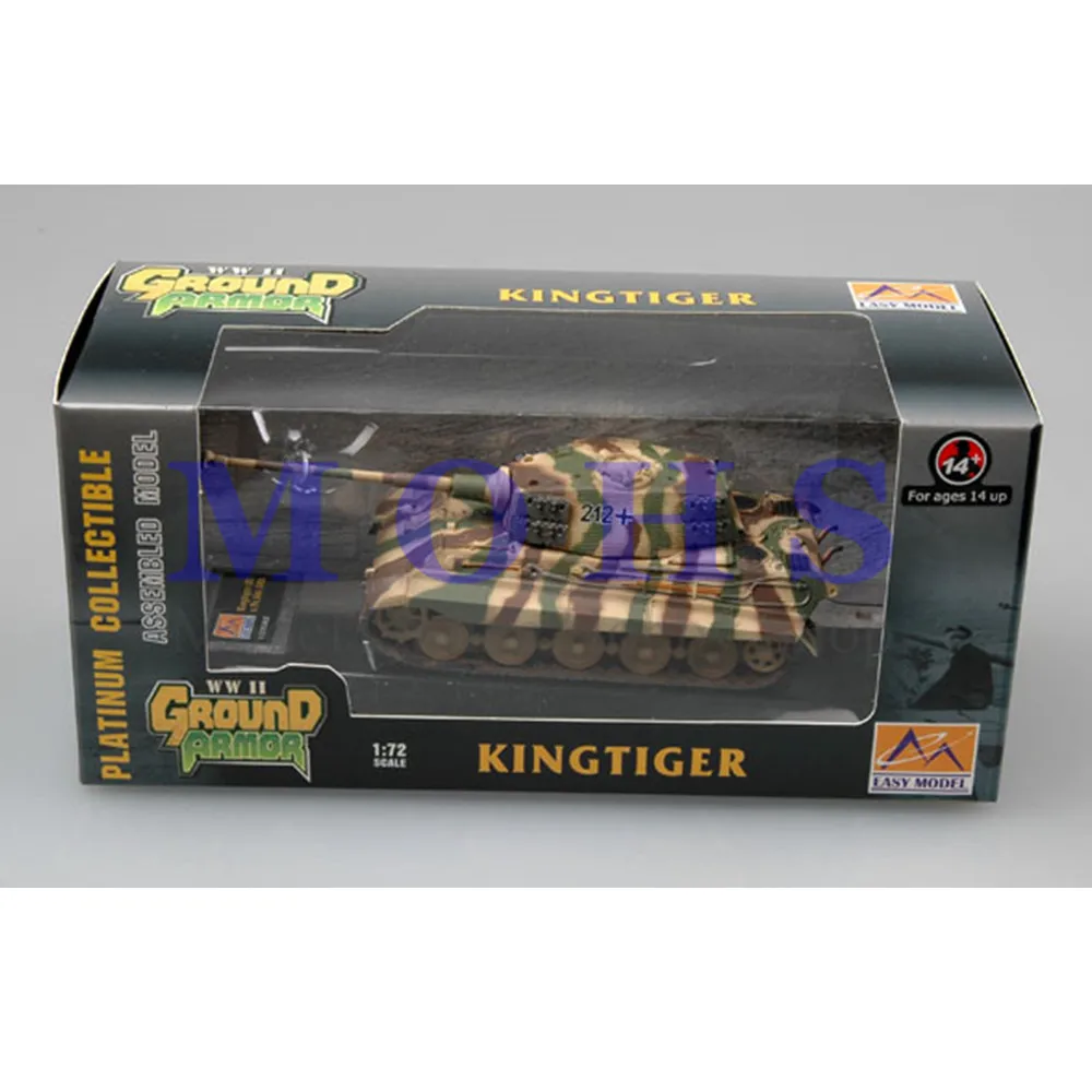 Easy Model 36295 1/72 собираемая Модель весы Готовая модель бак Король тигр Tiger II (хеншель